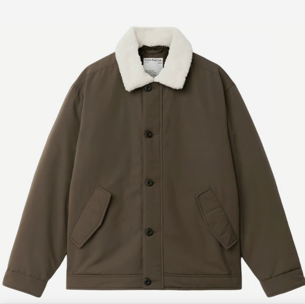 NWT Frank And Oak Aviator Bomber Jacket 